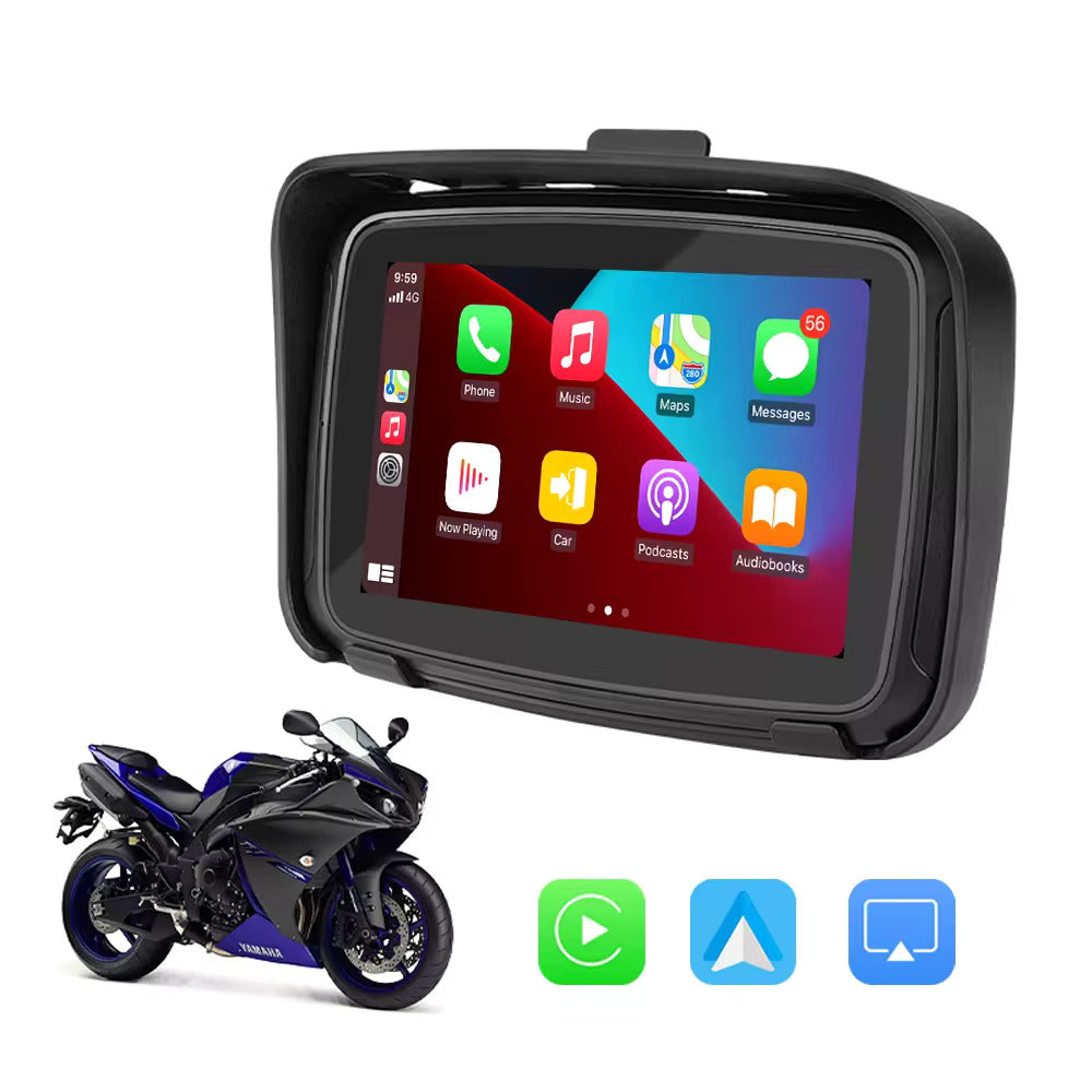 Ecran Moto Carplay Android Auto GPS