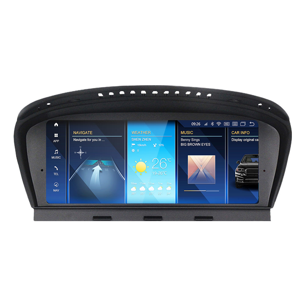 BMW 3 5 6 Series E90 E91 E92 E93 E60 E61 E62 E63 E64 Android 13 Autoradio CarPlay & Android Auto CCC CIC