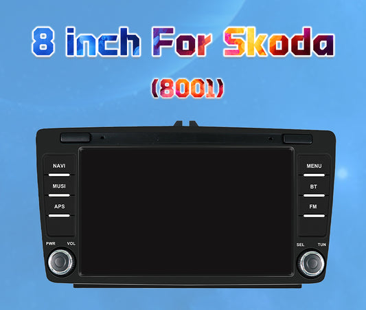 Autoradio Android 8" Spécial Skoda 4 Go RAM + 64 Go ROM
