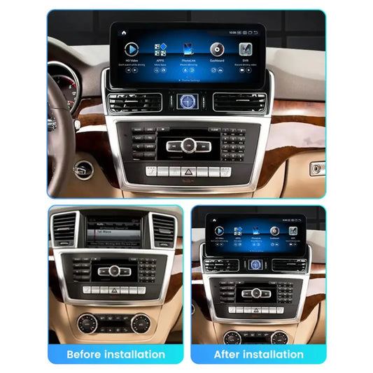 Mercedes ML GL GLE GLS 2011-2019 W166 X166 Android 13 Autoradio CarPlay & Android Auto NTG 4.0 4.5 5.0