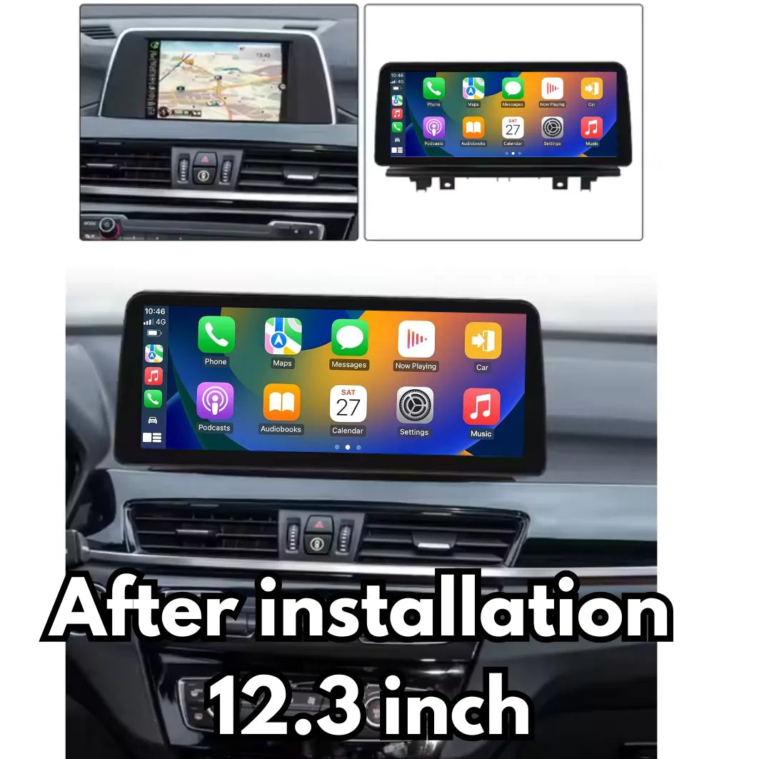 BMW X1 X2 2015-2022 F48 F39 Android 13 CarPlay & Android Auto Autoradio NBT EVO