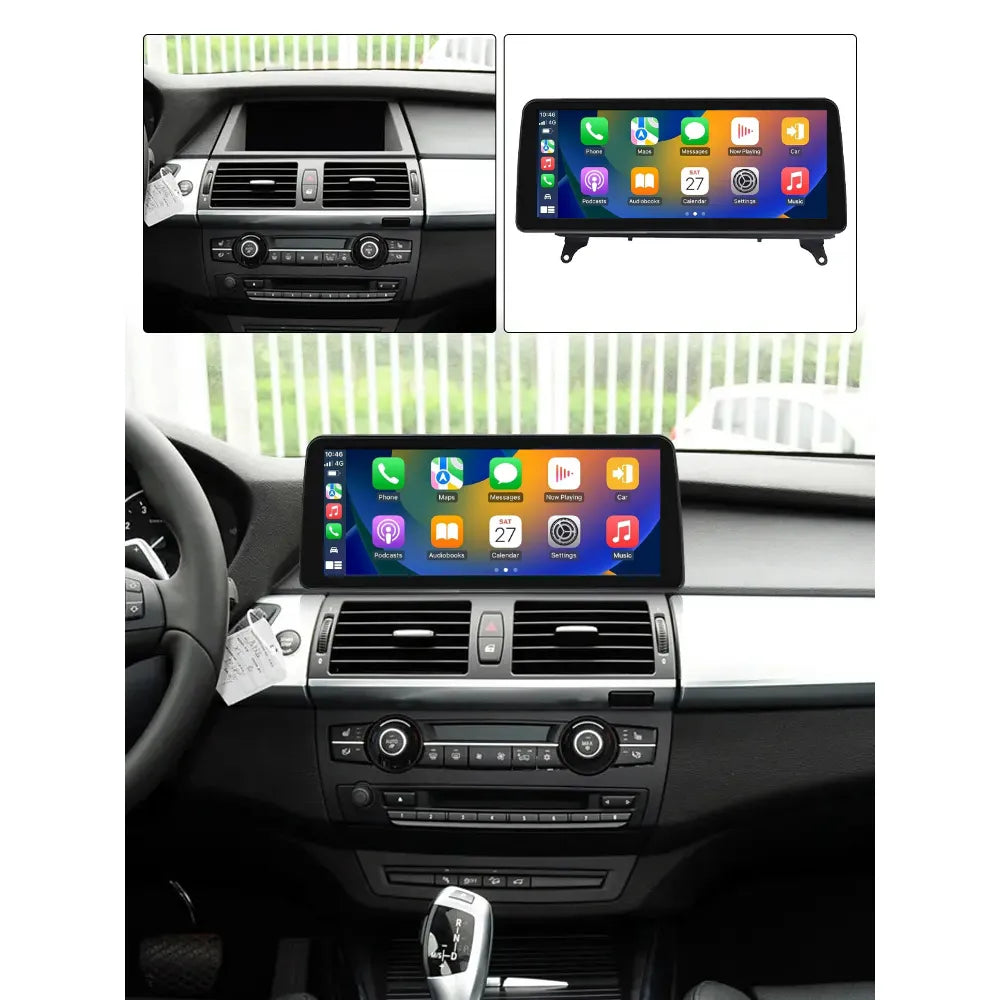 BMW X5 X6 2006-2014 E70 E71 Android 13 Autoradio CarPlay & Android Auto