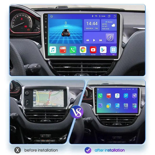Poste Autoradio Android 13//4G-64G Peugeot 208/2008-(2014 2018) | Android 14 | Écran Tactile | CarPlay | Bluetooth | GPS