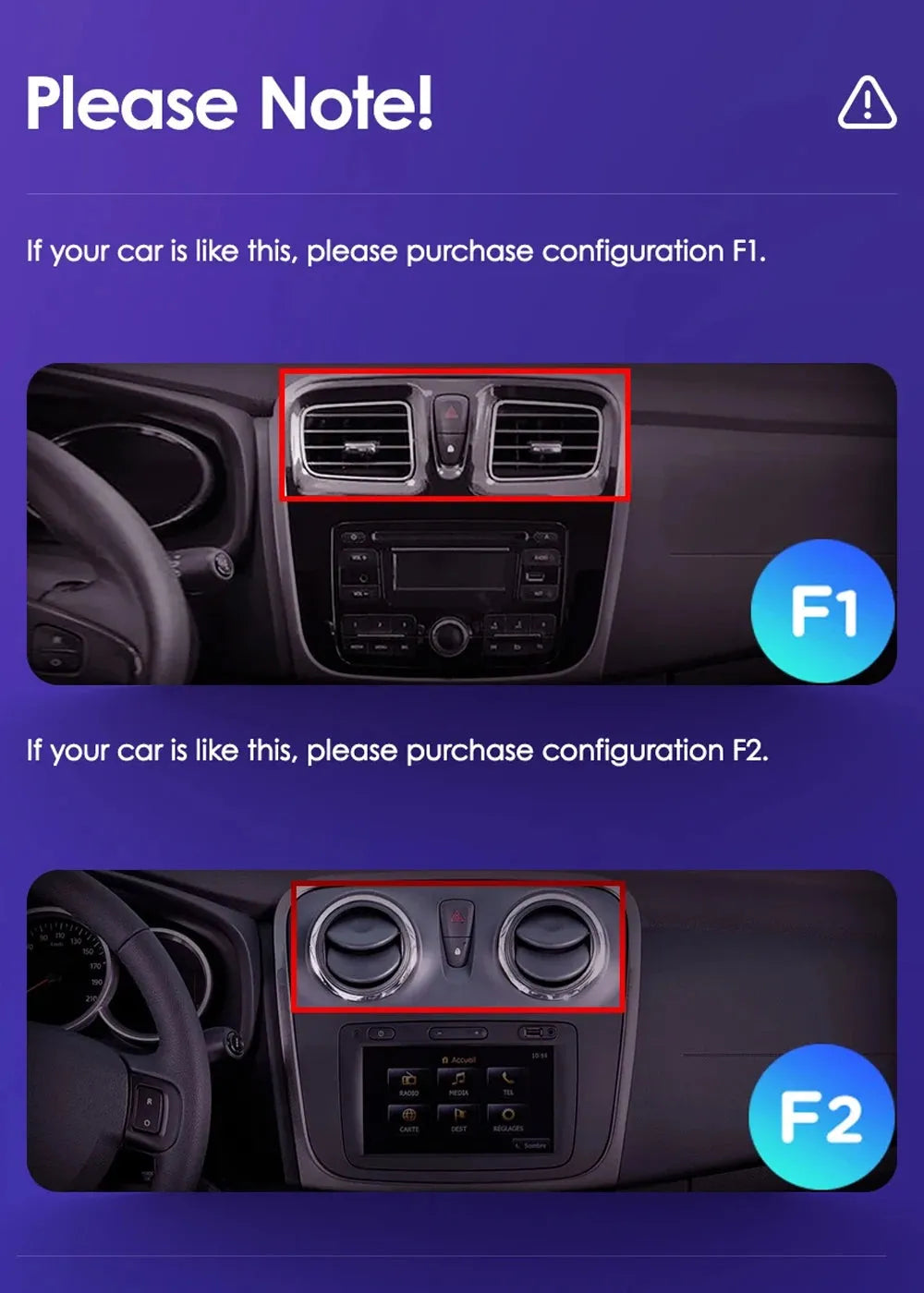 Poste Autoradio Android 13//4G-64G-Dacia Sandero-Logan 2013-2019 | Android 14 | Écran Tactile | CarPlay | Bluetooth | GPS