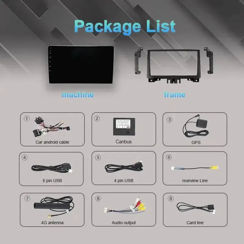 Poste Android Mercedes Sprinter/B200/Bclass/W245/B170/W169 | Autoradio | Android 14 | Écran Tactile | CarPlay | Bluetooth | GPS