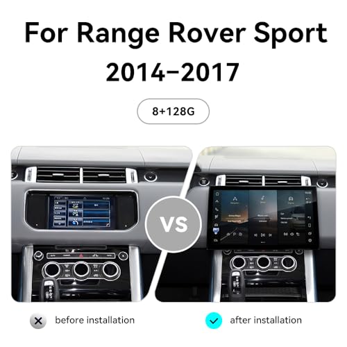 Autoradio Android 13 avec écran 13,3" – Spécial Land Rover Range Rover Vogue L405 (2013-2017)