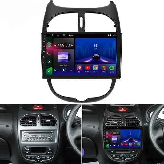 Peugeot 206 206 CC | 1998-2013 | Android 13 Autoradio | Apple CarPlay | Android Auto