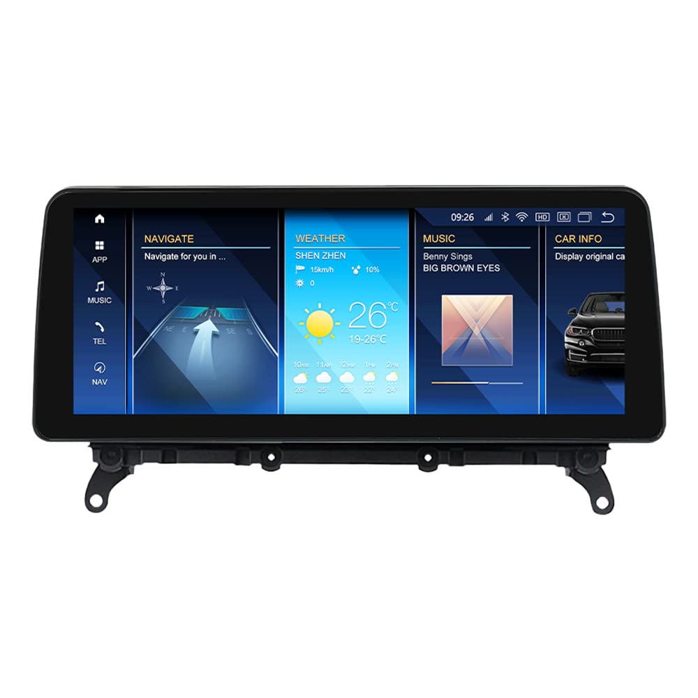 Autoradio BMW X3 F25/X4 F26 2013-2017 NBT : 12,3" Android 12, 8+256 Go, GPS, Car-Play, Android Auto, commande vocale, lecteur radio Bluetooth 5.0.
