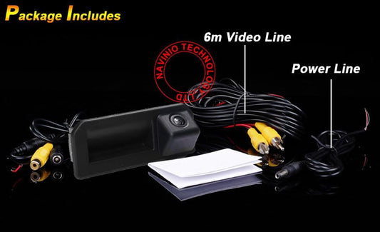 Caméra de Recul Étanche – Intégrée à la Poignée de Coffre pour Audi A5/Q2 et Skoda Kodiaq 2017