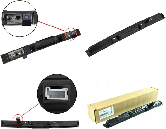 Caméra de Recul pour BMW X3 E83/E83N (2003-2010) – Vision Nocturne, Intégrée à la Poignée de Coffre
