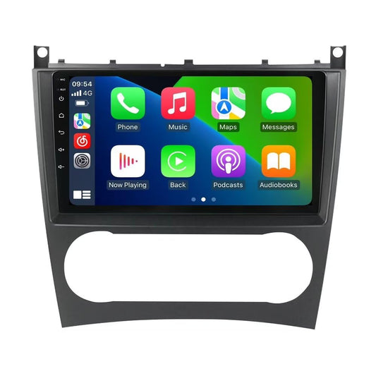 Mercedes Benz Classe C/W203/W209/W219/W169 (2004-2007), écran tactile IPS 9", navigation GPS, 1+32 Go, compatible avec C180/C200/C230/C240/C320/C350/CLK