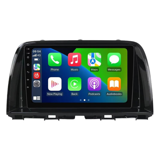 Mazda CX-5 2012-2015 Autoradio : écran tactile IPS 9", GPS, 1+32 Go, CarPlay, Android Auto, SWC, vue arrière, kit tableau de bord