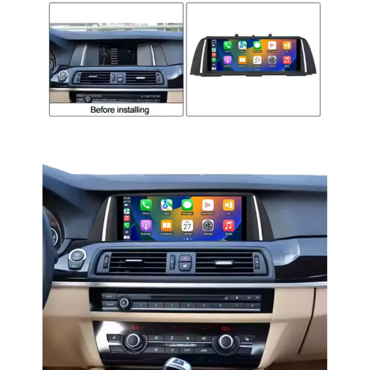 BMW 5 Series 2010-2017 F10 F11 F18 Android 13 Autoradio CarPlay & Android Auto CIC NBT