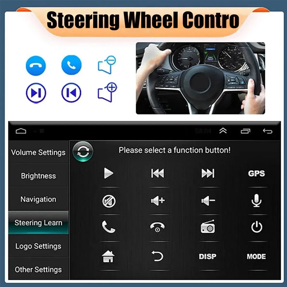Autoradio Android 14 Ford Kuga C-Max Escape -4G_64 - Camera Hd 1080P | Écran Tactile | CarPlay | Bluetooth | GPS