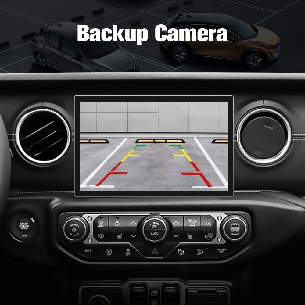 Système Stéréo Android 13 de 11,5" pour Jeep Wrangler JL/Gladiator 2018-2022 avec Caméra de Recul, CarPlay Sans Fil et Android Auto