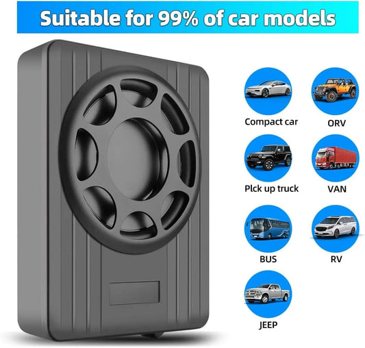 Junsun Caisson de basses de voiture 10" 800 W avec amplificateur intégré, 220 W RMS, 20 Hz-150 Hz, fin sous le siège, entrée haute/basse, parfait pour les voitures/camions, modèle 2025 (kit de fil de montage inclus)