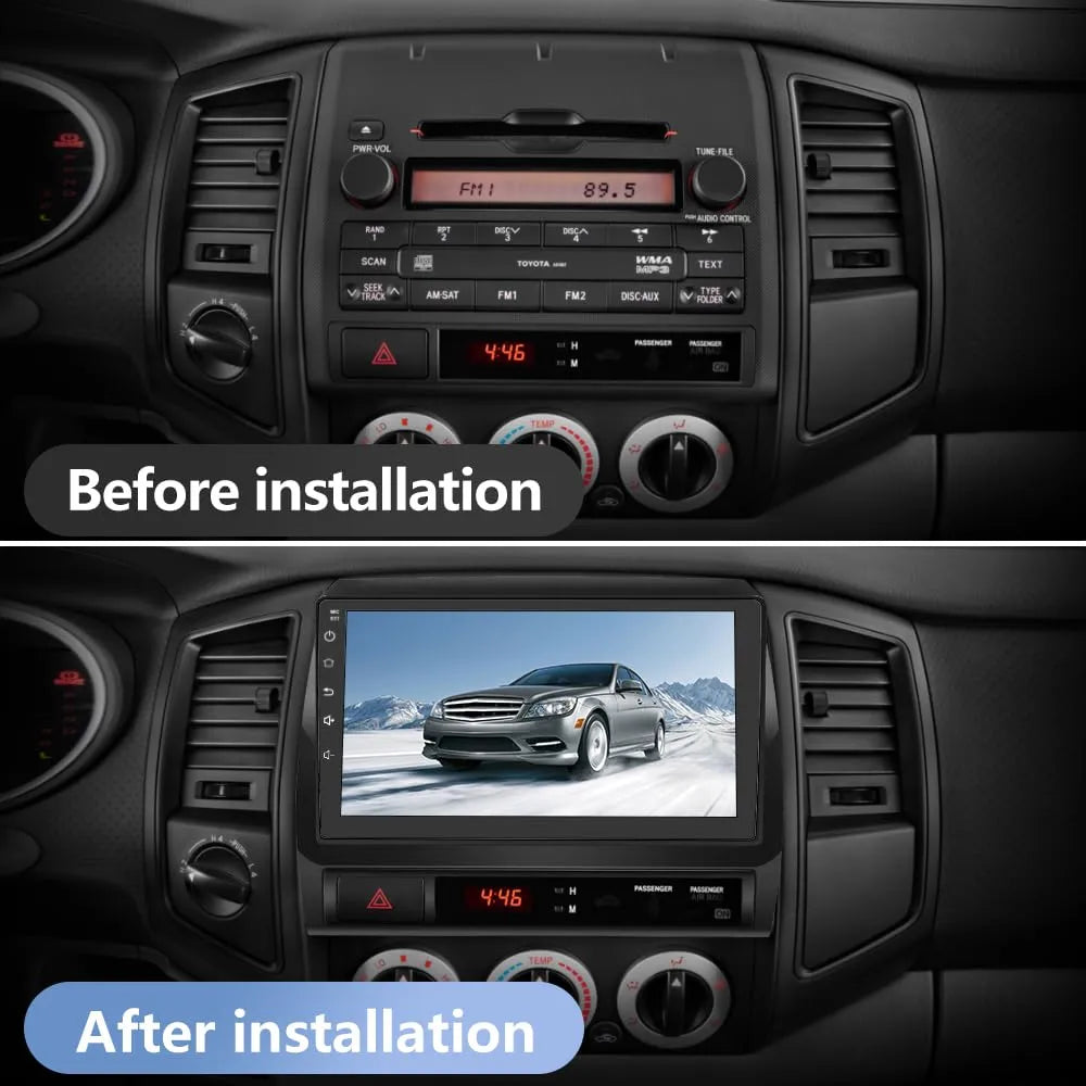 Autoradio Toyota Tacoma 2005-2015 : 9" Android 12 stéréo, Carplay, Android Auto, 2 Go de RAM, 32 Go de ROM, DSP, WiFi, GPS, Bluetooth,