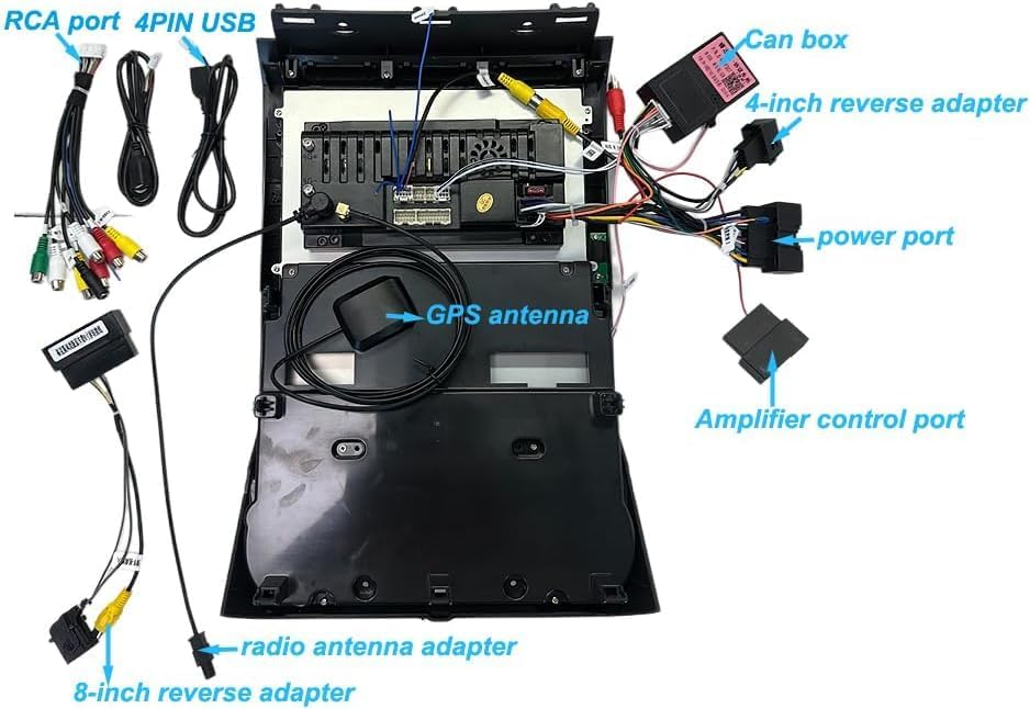 Autoradio Ford F150 2015-2020 Android 13 : écran tactile IPS 12,1", GPS, CarPlay sans fil, Android Auto filaire, commandes au volant, Bluetooth, WiFi.