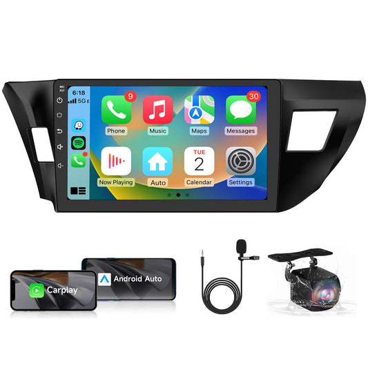 Autoradio Android 13 pour Toyota Corolla 2014-2016 avec CarPlay et Android Auto