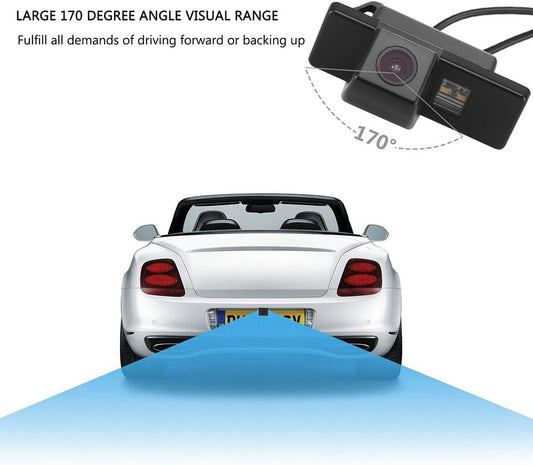 Caméra de Recul Couleur pour Qashqai, X-Trail, Navara, Pathfinder, C4, C5, 307, 308