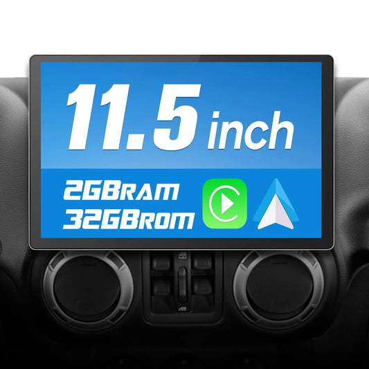 Autoradio Autoradio à écran tactile 11,5" pour Jeep Wrangler JK - GPS, CarPlay, Android Auto
