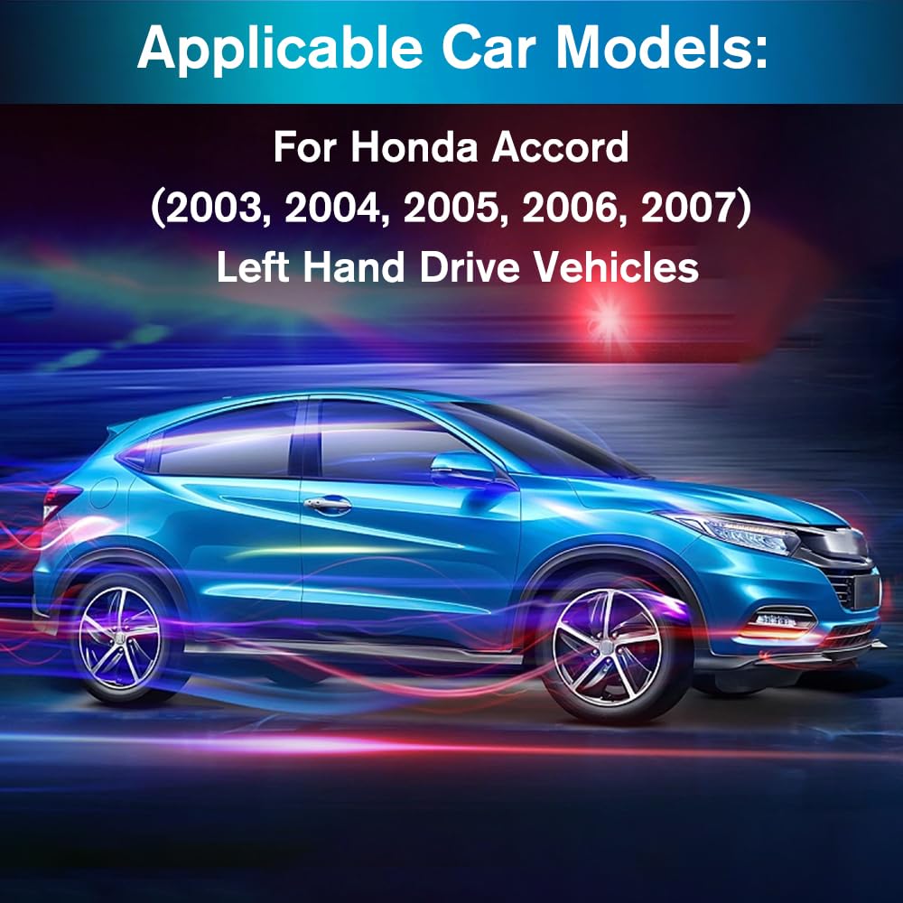 Autoradio Stéréo 10" Tactile 2+64GB pour Honda Accord 7ème Gén. 2003-2007 avec CarPlay et Android Auto