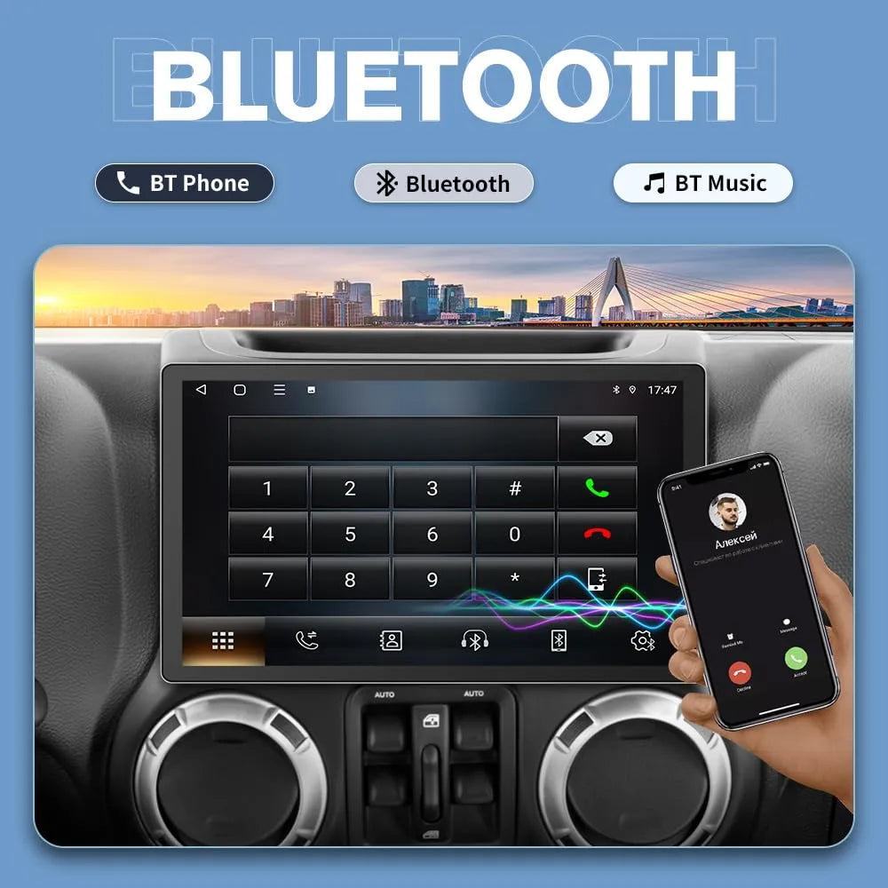 Autoradio Autoradio à écran tactile 11,5" pour Jeep Wrangler JK - GPS, CarPlay, Android Auto