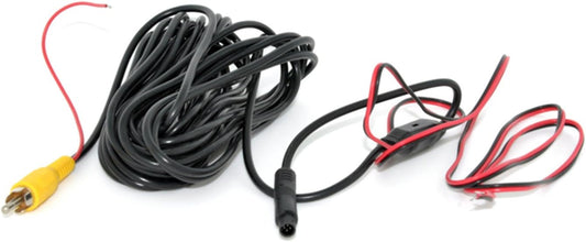 Câble Vidéo Auto RCA vers 4 Broches – Câble Caméra de Recul Voiture / Moniteur / DVD