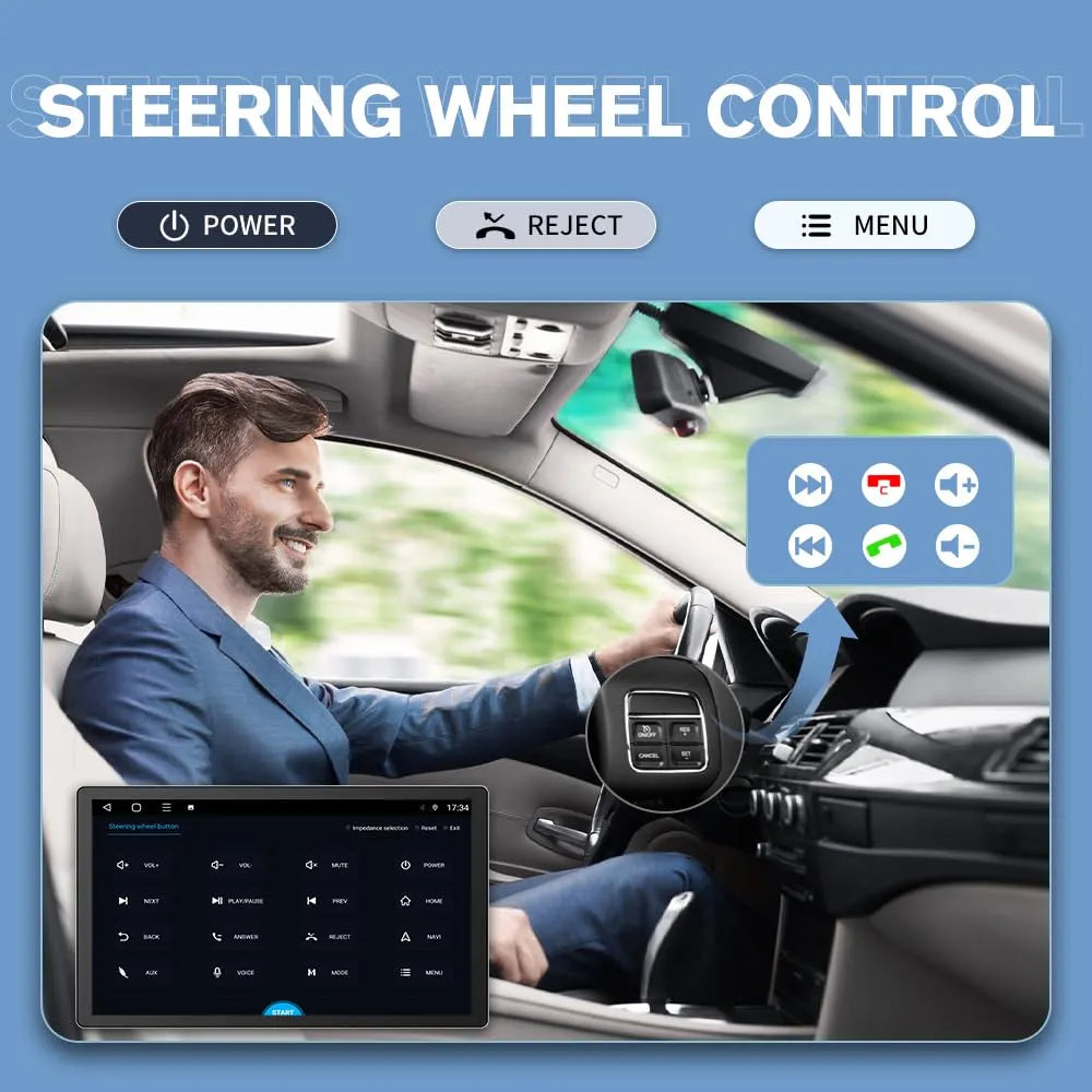 Autoradio Autoradio à écran tactile 11,5" pour Jeep Wrangler JK - GPS, CarPlay, Android Auto