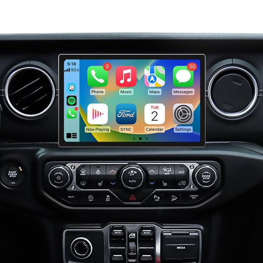 Système Stéréo Android 13 de 11,5" pour Jeep Wrangler JL/Gladiator 2018-2022 avec Caméra de Recul, CarPlay Sans Fil et Android Auto