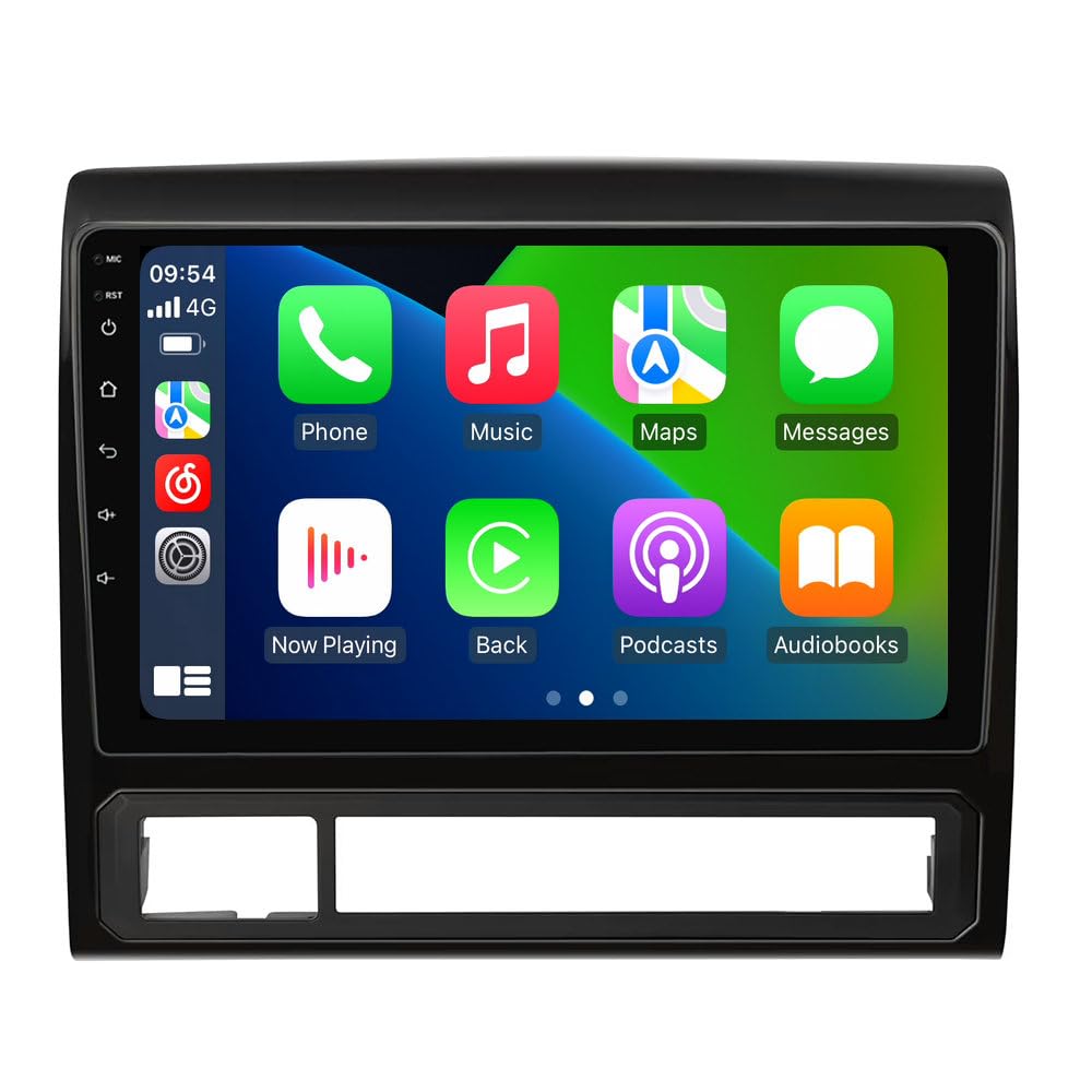 Autoradio stéréo Android 13 4+32 Go, 8 cœurs, 1280 x 720 pour Toyota Tacoma 2005-2015, Carplay sans fil/filaire et Android Auto, GPS, WiFi 5G, compatible JBL/non JBL