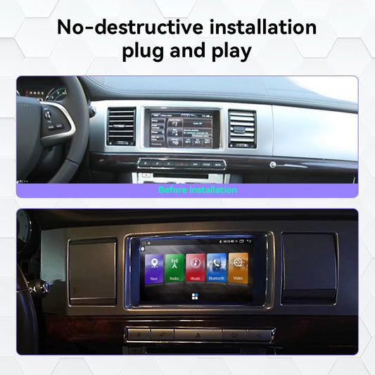 Autoradio Android 13 Écran Tactile 7" – Spécial Jaguar XF X250 (2004-2015)