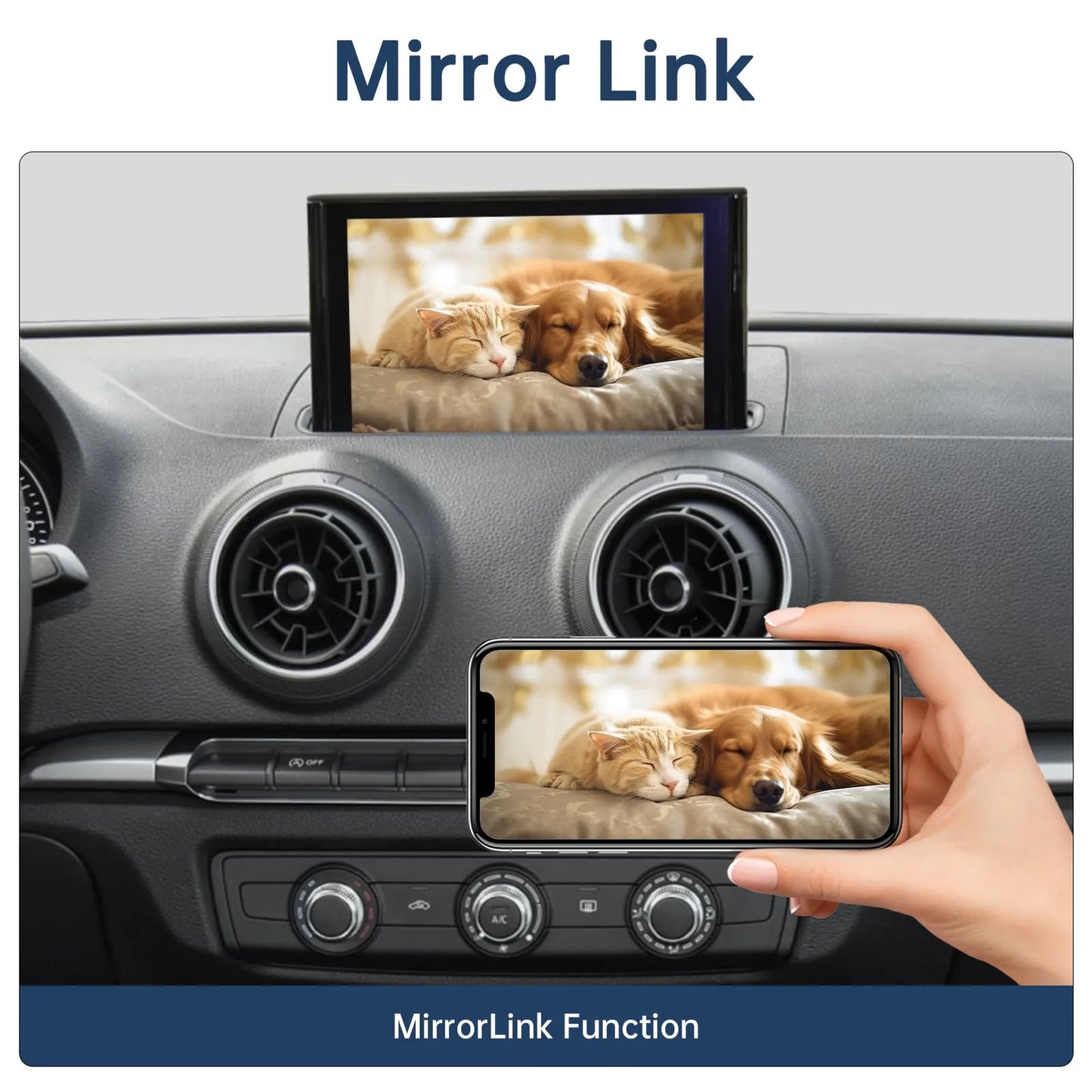Module Sans Fil CarPlay & Android Auto pour Audi A3 (2013-2018)