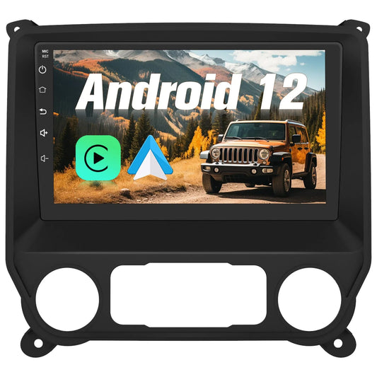 Autoradio stéréo Android 13 pour Chevrolet Silverado/GMC Sierra 2014-2018 avec CarPlay sans fil et Android Auto