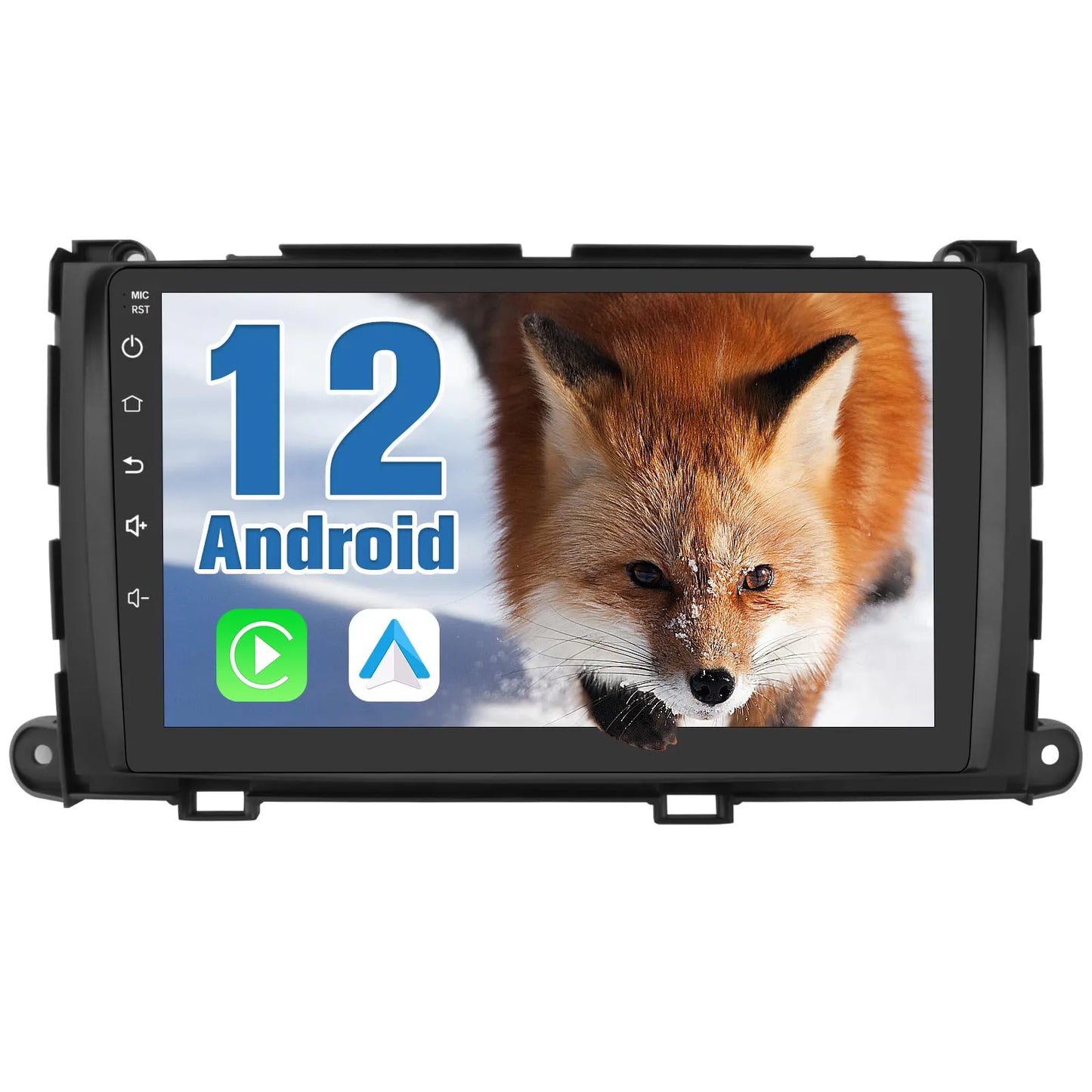 Autoradio Android 13 pour Toyota Sienna 2004-2010 : CarPlay sans fil, Android Auto, 2G+32G, SWC, WiFi, GPS, DSP, Bluetooth, FM