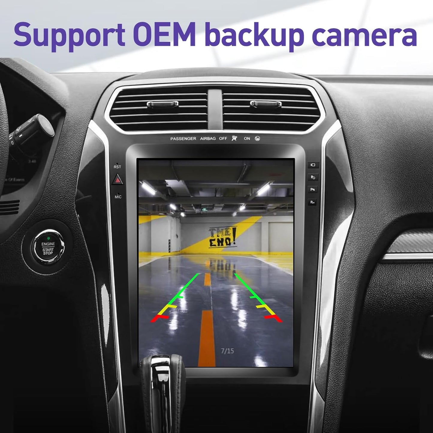Ford Explorer 2011-2019 Mise à niveau stéréo Android 13 : écran tactile IPS 12,1", CarPlay sans fil et navigation automatique Android