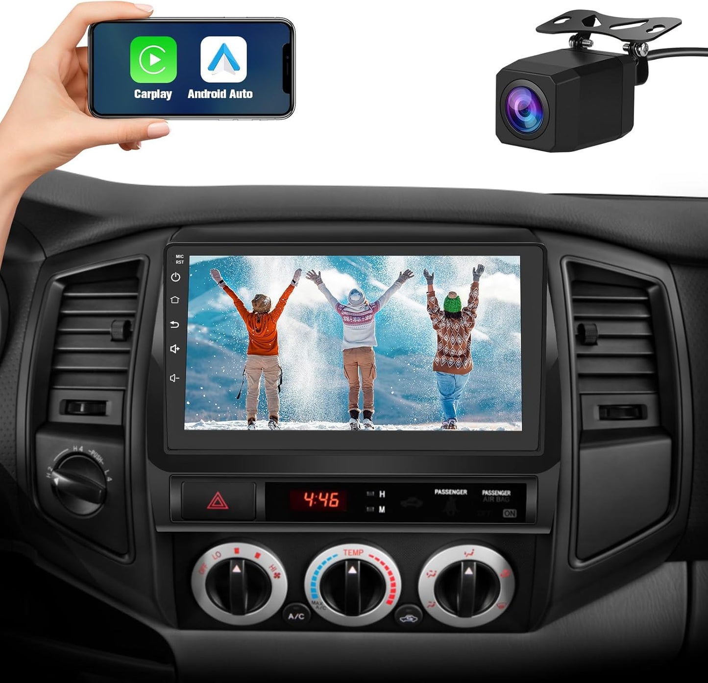 Autoradio Toyota Tacoma (2005-2015), Android 5G WiFi, CarPlay, Android Auto, AM/FM, Bluetooth
