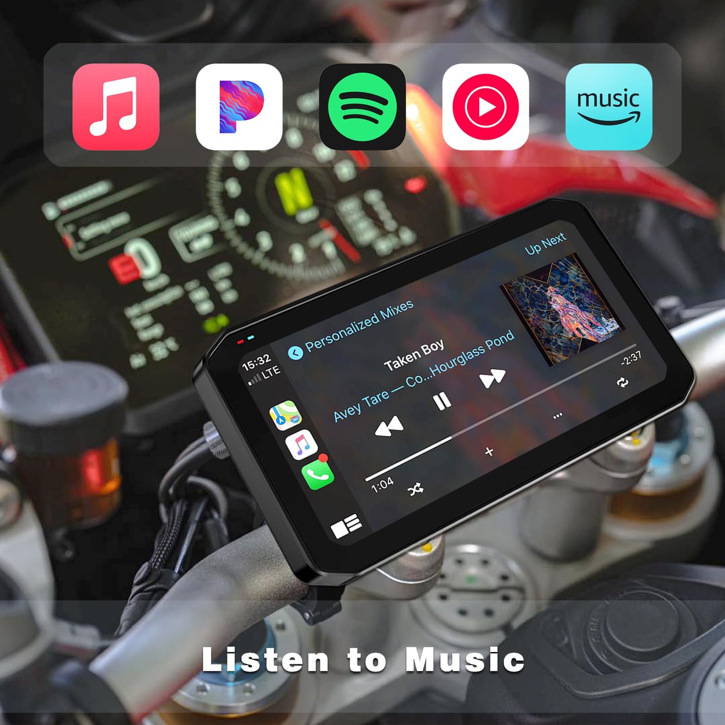 Système de Navigation Intelligent 7" Ultra pour Moto - Compatible CarPlay & Android Auto