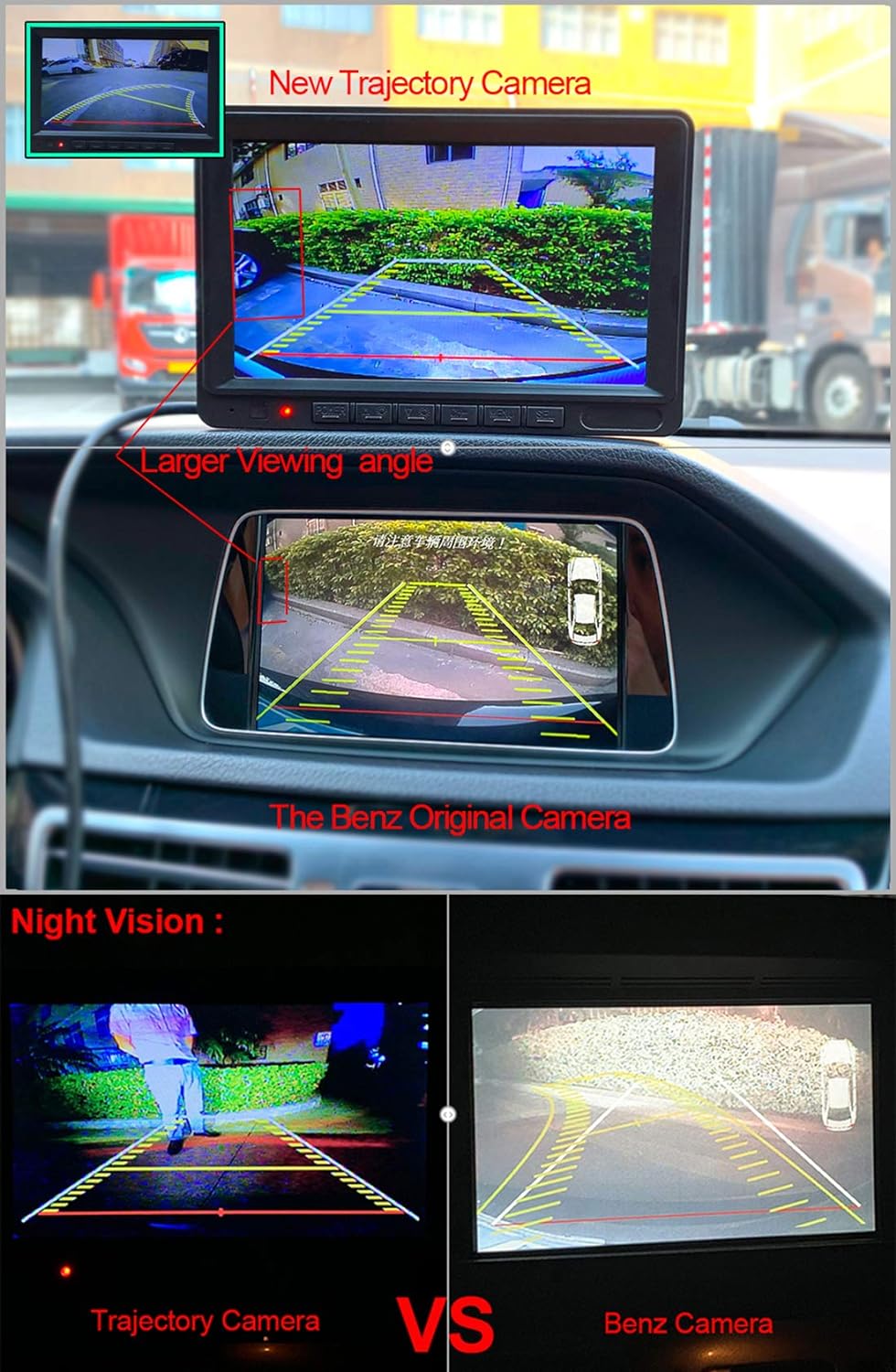 Caméra de Recul AHD1080P Haute Définition pour Véhicules