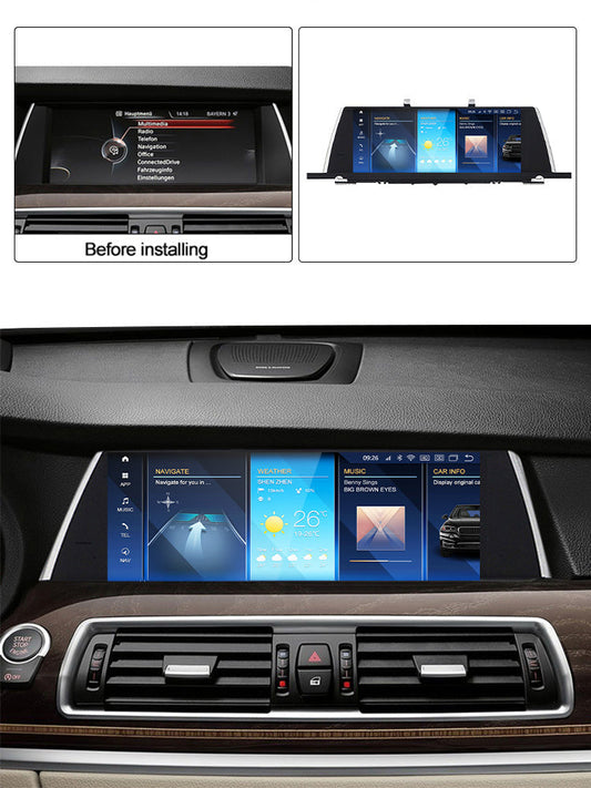 BMW 5 Series GT 2009-2017 F07 Android 13 Autoradio CarPlay & Android Auto CIC NBT