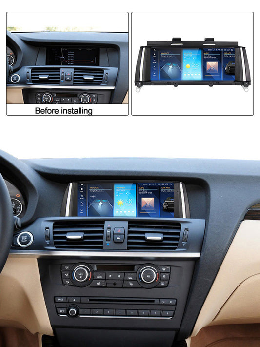 BMW X3 X4 2010-2018 F25 F26 Android 13 CarPlay & Android Auto Autoradio CIC NBT EVO