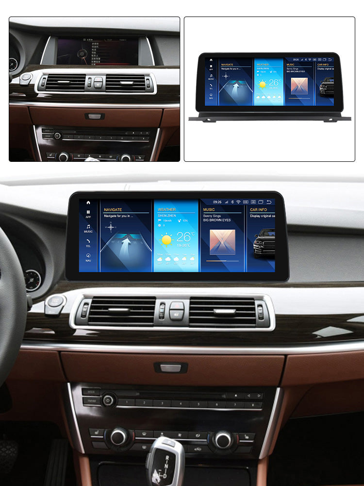 BMW 5 Series GT 2009-2017 F07 Android 13 Autoradio CarPlay & Android Auto CIC NBT
