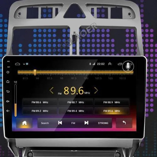 Poste Android 13//4G-64-Peugeot 307 2002-2013/Carplay-Android Auto | Autoradio | Android 14 | Écran Tactile | Bluetooth | GPS