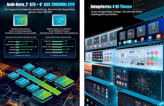 Autoradio Android 12 pour BMW Série 3 E46, M3, Rover 75, MG ZT | Écran 8.8" | CarPlay, Android Auto, GPS, DSP