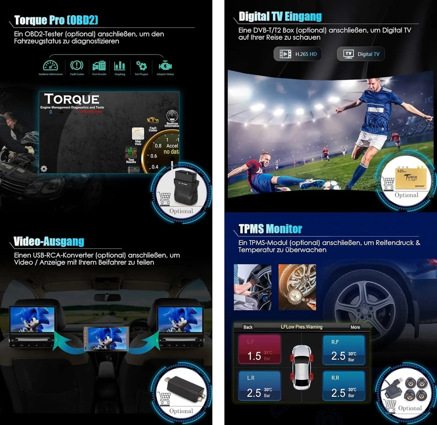 Autoradio Android 12 pour BMW Série 3 E46, M3, Rover 75, MG ZT | Écran 8.8" | CarPlay, Android Auto, GPS, DSP
