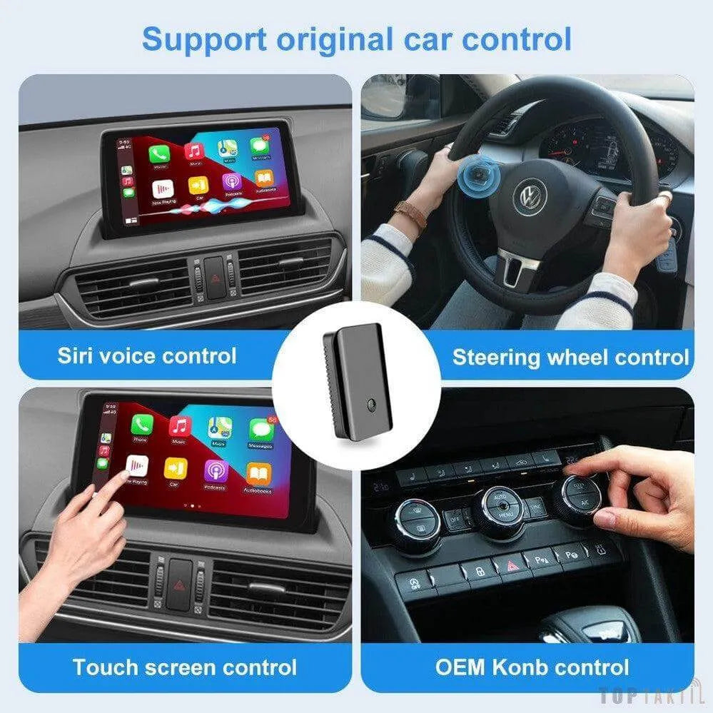 Ai Box Android - Votre Solution Intelligente Pour La Conduite Connectée | Autoradio | Android 13 | Écran Tactile | CarPlay | Bluetooth | GPS