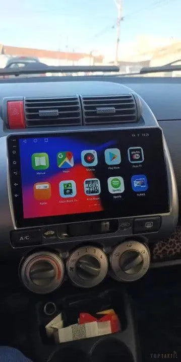 Autoradio Honda Jazz 2002 Fit - 6G-128 -Android 13 -Camera Hd 1080P | Android 14 | Écran Tactile | CarPlay | Bluetooth | GPS