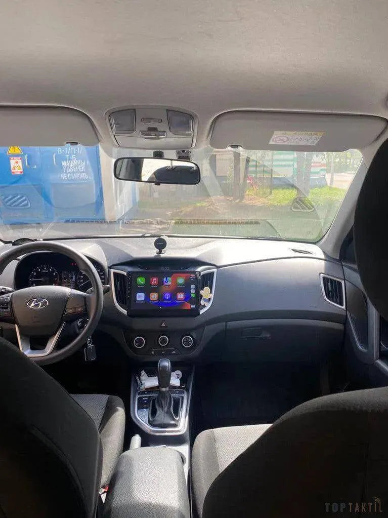 Autoradio Hyundai Ix25 Creta Ram 6Go-128 Android 13/Double Enregistrement | Android 14 | Écran Tactile | CarPlay | Bluetooth | GPS