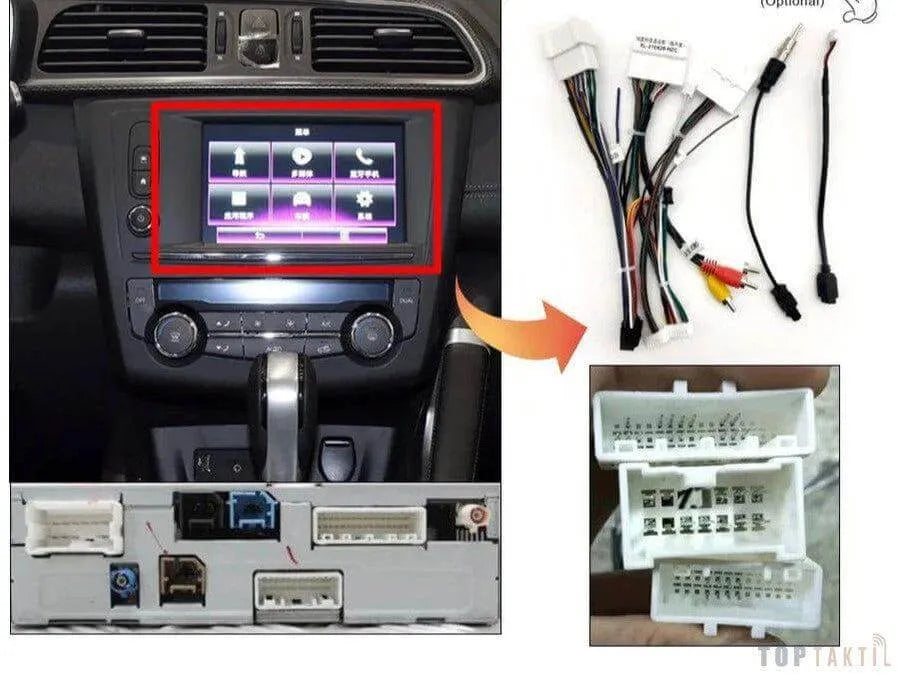 Autoradio Renault Kadjar -6G-128 -Android 13 -Camera Hd 1080P | Android 14 | Écran Tactile | CarPlay | Bluetooth | GPS