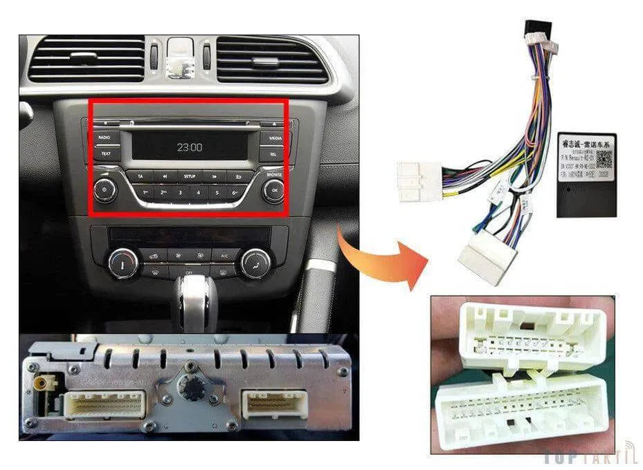 Autoradio Renault Kadjar -6G-128 -Android 13 -Camera Hd 1080P | Android 14 | Écran Tactile | CarPlay | Bluetooth | GPS
